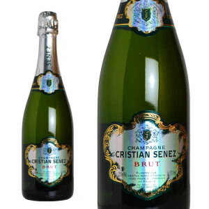 クリスチャン セネ シャンパーニュ カルト ブランシュ ブリュット(シルバーラベル)ブラン ド ノワール 正規代理店輸入品CRISTIAN SENEZ Champagne Brut (Silver Label) Blanc de Noir (Pinot Noir 100%) AOC Champagne