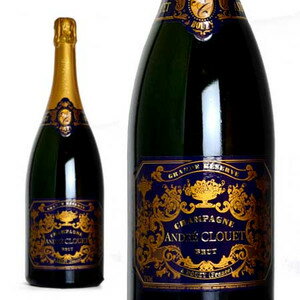 大型ボトル アンドレ クルエ シャンパーニュ グラン レゼルヴ ブリュット マグナムサイズ 泡 白 辛口 シャンパン 1500ml (アンドレ クルエ シャンパーニュ グラン レゼルヴ ブリュット)ANDRE CLOUET Champagne Grande Reserve Brut M.G (1,500ml) AOC Champagne
