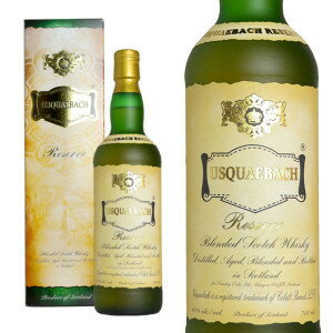 【箱入】ウシュクベ リザーヴ ブレンデッド スコッチ ウイスキー 700ml 43度 箱入 ハードリカーUSQUAEBACH RESERVE BLENDED SCOTCH WHISKY 700ml 43%