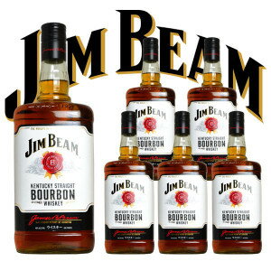 ■商品名 ジムビーム 40％ キングサイズ 1750ml 正規輸入代理店品 ■英語表記 JIM BEAM BOUBON 40％ 1750ml ■商品番号 9903000014323 ■商品について バーボン愛好家必見！世界ナンバーワンのバーボン！バーボン中興の祖、4代目ジェームズ・ビームの愛称を冠したジムビーム！世界120ヶ国以上の酒場で愛され、1973年より販売数量世界No.1を続ける、他ブランドを寄せ付けないザ・バーボン！法定の2年を超える4年以上ホワイトオーク樽熟成！バニラやキャラメルといったコーン由来の甘味が印象的な、バランスが取れた心地よい飲み口の大人気バーボン！オレンジがかった琥珀カラー、バニラ、キャラメル、コーンの香ばしさのアロマ！甘く軽やかなキャラメルやバニラ、ほのかな樽のニュアンスの味わい。クリーンで穏やかでキレの良い後味の大人気バーボン！ぜひ一度ご賞味ください。 ■種別 バーボンウイスキー ■アルコール度数 0.4 ■生産者 ジムビーム ■生産地 アメリカ合衆国 / ケンタッキー州 ■内容量 1750ml×6本200年超の歴史を誇る由緒あるブランド1795年の創業より200年を超える歴史を誇り、マスターディスティラー（蒸溜所責任者）はビーム家の7代目当主がつとめています。その秘伝のレシピと製法は、200年の時を超え、今に受け継がれています。肥沃な土地と清らかな水に恵まれるアメリカ・ケンタッキー州。ここでは丘陵が言葉を語り、河は歴史とともに流れると言われます。「ジムビーム」の生みの親ジェイコブ・ビームは、そんなケンタッキーの上質な水に着目し、この地に蒸溜所を創設しました。ケンタッキーの大自然の恵みがジムビームの味わいを育みます。 秘伝のレシピと製法が卓越した味わいを生むジェイコブ・ビームが最初のウイスキー樽を発売して以来、そのレシピは現在にいたるまで門外不出。「ジムビーム」には、200年の時を超え受け継がれる秘伝のレシピと製法があります。「ジムビーム」は、厳選された良質なコーン、大麦、ライ麦によってつくられています。石灰岩層でろ過された上質な湧き水であるライムストーンウォーターは、バーボンづくりに最適な水です。製粉されたコーン、大麦、ライ麦は、ライムストーンウォーターと混ぜられ、大型の容器で加熱されます。ここで加熱されたでんぷんと穀類は糖分に変わり、トロトロの状態になります。これを“マッシュ”と呼びます。そこに1795年の創業以来、ビーム一族に代々受け継がれる酵母を加え、発酵によってマッシュの糖分をアルコールに変えていきます。この工程は香味を高めるための重要な製法です。できあがったものは「蒸溜のビール」と言われ、これを2度蒸溜させることで、不要な香りと発酵マッシュを分離します。1度目の蒸溜でアルコールから大半の不純物が取り除かれ、2度目の蒸溜で無色透明でクリーンな原酒ができあがり、熟成の準備が整います。バーボンの品質を大きく左右するのが樽です。厳選されたオーク材を用いた樽は、手作業によって丁寧に組み立てられ、数回に分けて徐々に樽の内側を深く焦がしていきます。拘りの樽で熟成されたバーボンの色合いや味わい、香りが基準を満たさなかった場合には、妥協を許さず完璧な品質となるまで熟成を続けます。 長年にわたって培われた熟成技術2009年に、世界的に権威のある酒類コンペティション「San Francisco World Spirits Competition」で「Double Gold Medal賞」を受賞。また、2008年には、酒類の格付情報を提供している「The Beverage Testing Institute」で米ウイスキー部門1位の座に輝きました。「ジムビーム」は専門家からも高い評価を得ています。