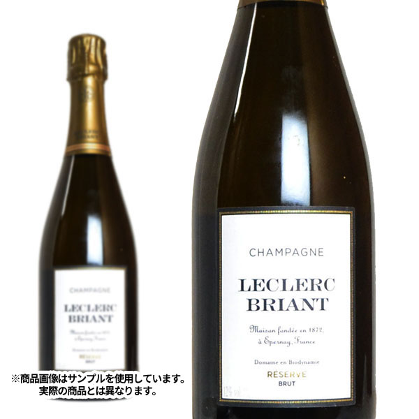 ルクレール ブリアン シャンパーニュ レゼルブ ブリュット(ドメーヌ＆ビオディナミ)LECLERC BRIANT Champagne Reserve Brut (Domaine.et.Biodynamie) Harvest dosage 4g/l Herve Jestin【eu_ff】