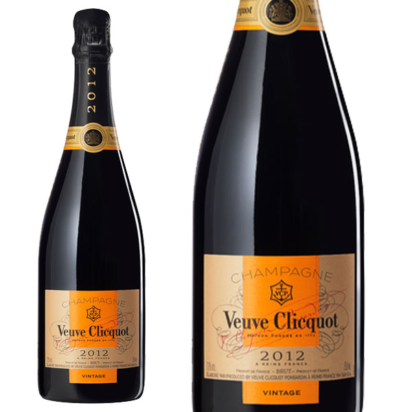 シャンパーニュ ヴーヴ・クリコ ブリュット ヴィンテージ 2012年 750ml 正規 (フランス シャンパーニュ 白 箱なし)
