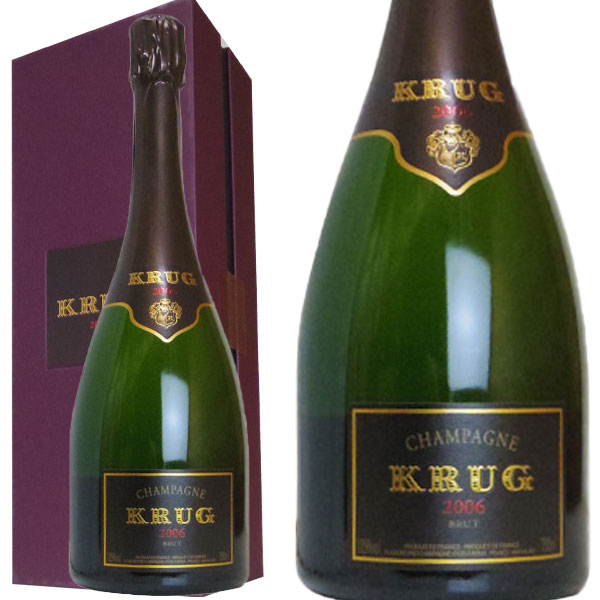 【箱入】クリュッグ シャンパーニュ ブリュット ヴィンテージ 2006年 AOCミレジム シャンパーニュ 高級シャンパン 正規品 豪華箱入 ワインアドヴォケイト驚異97点獲得KRUG Champagne Brut Millesime 2006 AOC Millesime Champagne