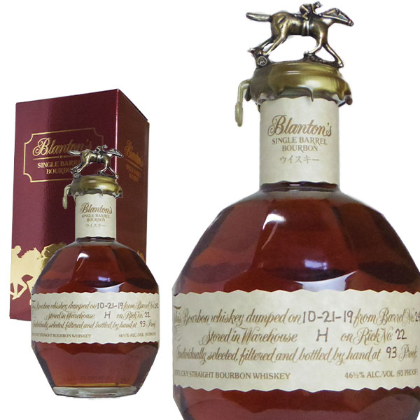 【正規品 箱入】ブラントン シングル バレル バーボン ウイスキー 750ml 40％BLANTON’S SINGLE BARREL BOURBON WHISKY 750ml 40%