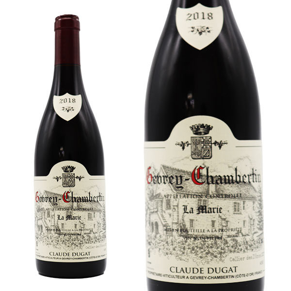 ジュヴレ シャンベルタン ラ マリー 2018年 ドメーヌ クロード デュガ元詰 ジュヴレ シャンベルタン Gevrey Chambertin La Marie 2018 Domaine Claude Dugat