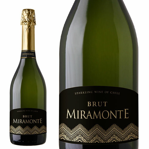 ミラモンテ ブリュット ヴィンテージ 2019年 DOセントラル ヴァレー カロリーナワイン 白 発泡MIRAMONTE Brut Vintage 2019 D.O. Valle Central