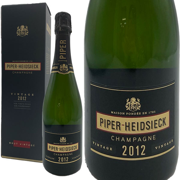 【箱入り】シャンパン パイパー エドシック ブリュット ヴィンテージ 2012年 750ml 正規 フランス シャンパーニュ 白Piper Heidsieck Champagne Brut Vintage 2012 AOC (Millesime) Champagne【eu_ff】