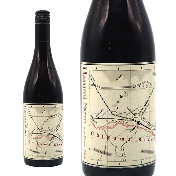 千曲川 ワインバレーシリーズ ピノ ノワール 2019 はすみふぁーむ＆ワイナリー元詰 日本ワイン 赤ワイン 長野県東御市 とうみし 自社農園産Chikuma River Wine Valley Series Pinot Noir 2019 HASUMI FARM Niagara Dry TomiーCity Nagano Japan NipponWineのサムネイル