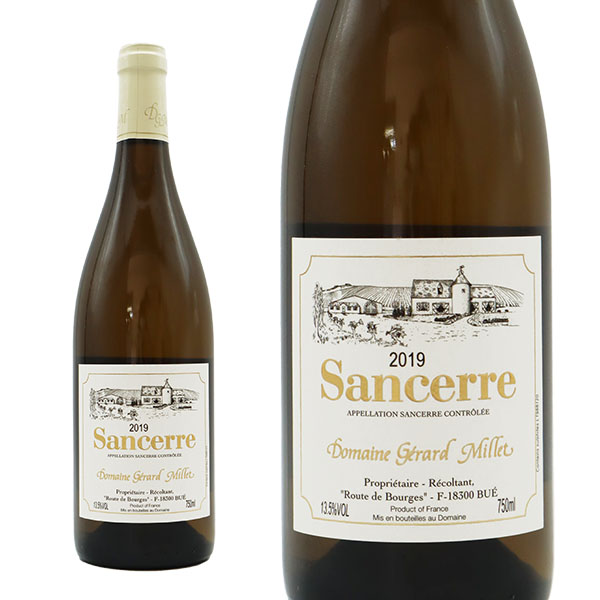 サンセール 2019年 ドメーヌ・ジェラール・ミレ 750ml （フランス ロワール 白ワイン）のサムネイル