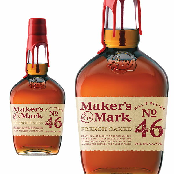 yKiz[J[Y}[N 46 P^bL[ o[{ ECXL[ 700ml 47Maker's Mark 46 Kentucky Bourbon Whisky 700ml 47