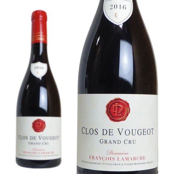 クロ ド ヴージョ グラン クリュ 特級 2016 ドメーヌ フランソワ ラマルシュ元詰 AOCクロ ド ヴージョ グラン クリュ 特級 フランス 高級 赤ワイン ワイン 辛口 フルボディ 750mlClos de Vougeot Grand Cru [2016] Domaine Francois Lamarche