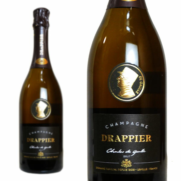 シャンパン ドラピエ キュヴェ・シャルル・ド・ゴール ブリュット 正規 750ml (フランス シャンパーニュ 白 箱なし)