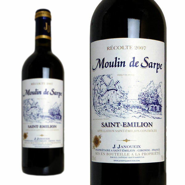 ムーラン・ド・サルプ 2007年 750ml （フランス ボルドー 赤ワイン） 