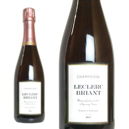 ルクレール ブリアン シャンパーニュ ブリュット ロゼ(2014) 自然派ビオロジック(AB認定)ビオ(AFビオ)＆ヴェーガン認定 正規 エルヴェ ジュスタン経営 泡 白 シャンパン ワイン 辛口 750mlLECLERC BRIANT Champagne Rose Brut (2014)