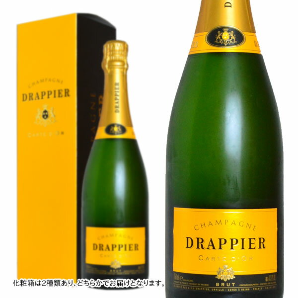 【箱入】ドラピエ シャンパーニュ カルト ドール ブリュット 豪華箱入 AOCシャンパーニュDRAPPIER Champagne Carte D'or Brut Gift Box AOC Champagne【eu_ff】