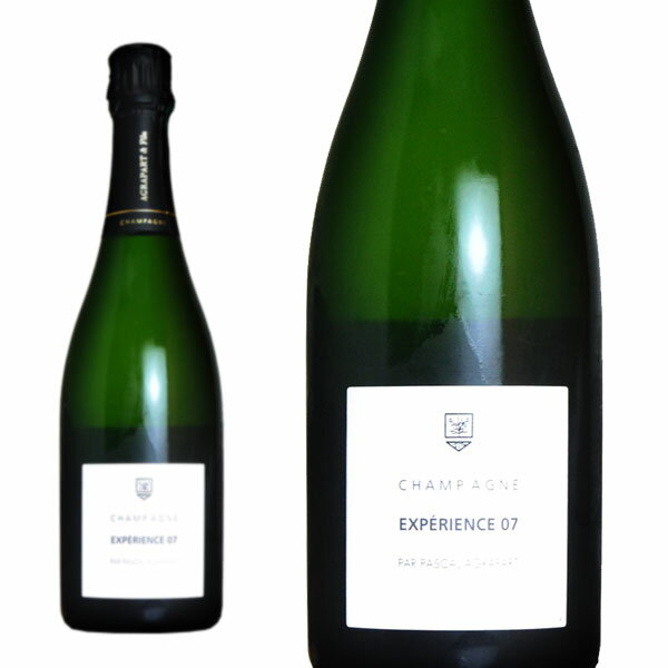 アグラパール シャンパーニュ エクスペリエンス グラン クリュ 特級 ミレジム 2007 ブラン ド ブラン ブリュット ナチュール フランス 白ワイン 辛口 泡 シャンパン (アグラパール・シャンパーニュ・エクスペリエンス)AGRAPART Champagne Grand Cru Experience