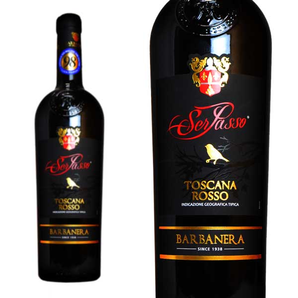 トスカーナ ロッソ セール パッソ 2016 バルバネーラ社元詰 イタリア IGTトスカーナ ワイン 赤ワイン 辛口 フルボディ 750ml (トスカーナ ロッソ セール パッソ)Toscana Rosso Ser Passo [2016] BARBANERA IGT Toscana Rosso