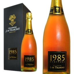 【豪華箱入】1985年 J(ジ) ド テルモン セレクシオン エリタージュ ブリュット ロゼ ヴィンテージ 1985 正規 箱付 泡 ロゼ シャンパーニュ シャンパン ワイン 辛口 750mlJ DE TELMONT champagne Heritage Rose Millesime 1985 J de TELMONT