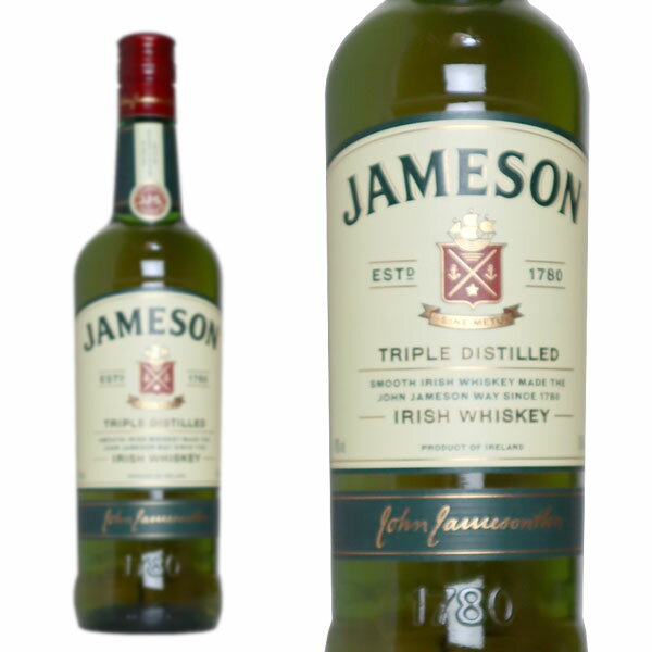 【正規品】ジェムソン アイリッシュウイスキー 正規代理店輸入品 700ml 40％ ハードリカーJAMESON IRISH WHISKY 700ml 40%