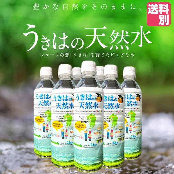 うきはの天然水500ml/1箱（24本入り）ミネラルウォーター　九州　国産