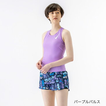 【NIKE FA22 新商品】 ナイキ FA22 グラフィック 2in1パンツ セパレーツ　2993074　NIKE ナイキ 水着 水泳 女性 レディース水着 スイミング セパレーツ セパレート フィットネス水着 体型カバー ブラック　パープル　サックス　S　M　L　XL