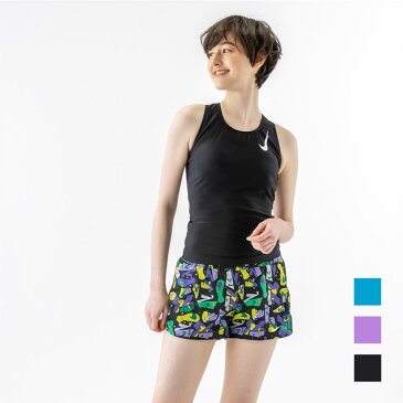 【NIKE FA22 新商品】 ナイキ FA22 グラフィック 2in1パンツ セパレーツ 2993074 NIKE ナイキ 水着 水泳 女性 レディース水着 スイミング セパレーツ セパレート フィットネス水着 体型カバー ブラック パープル サックス S M L XL