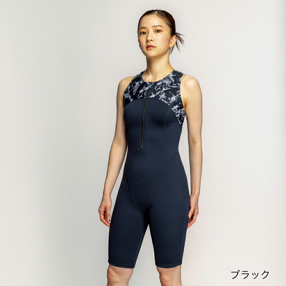 新規10％OFFクーポン有 【NIKE SWIM公式】ナイキ FA25 ジップ付きレッグスーツ 2993150 水泳 レディース水着 女性水着 スイミング オールインワン 可愛い FOOTMARK フットマーク