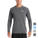 【送料無料】 【NIKE SWIM公式】 NIKE SS25 メンズ ラッシュガード 水着 男性 MENS 長袖 ヘザー ロングスリーブ ハイドロガード NES...