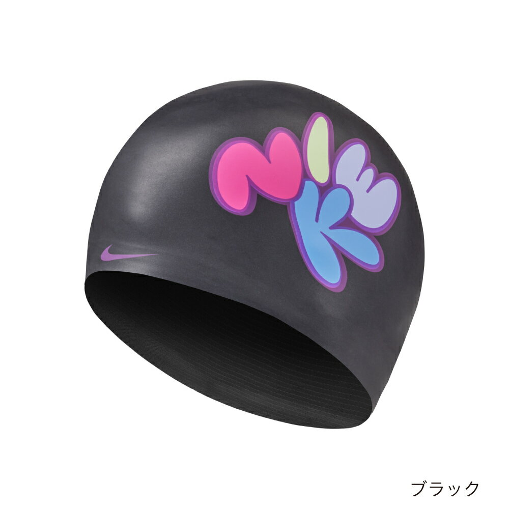 【NIKE SWIM公式】ナイキ SS25グラフィックシリコーンキャップ nessf123 ナイキ 水...