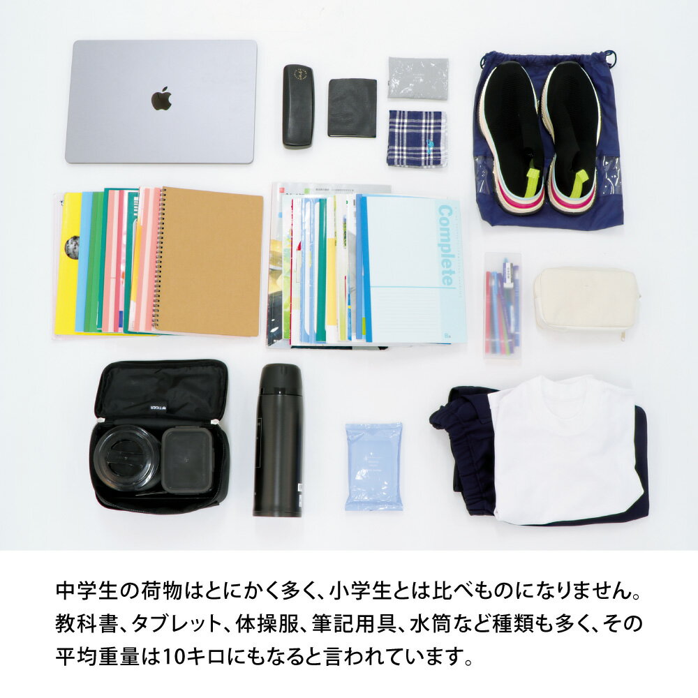 通学 リュック 整理整頓　大容量 中学生 高校生 カバン スクールバッグ FOOTMARK フットマーク レディース メンズ 女子 男子 防水 27L タブレット PC　ONELOOK ワンルック通学リュック 101330