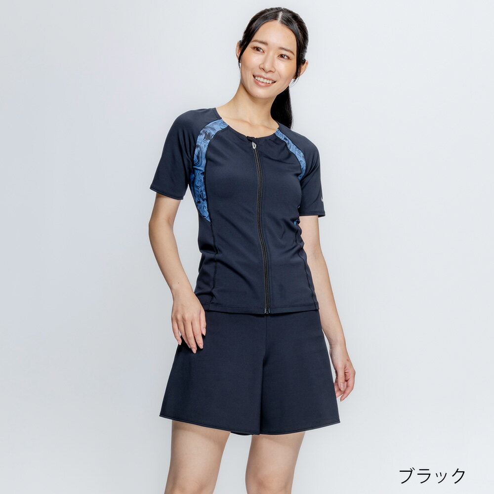 【NIKE SWIM公式】【2026SS】ナイキ SS26 【FLARE FIT SHORTS】半袖ジップ付きセパ...