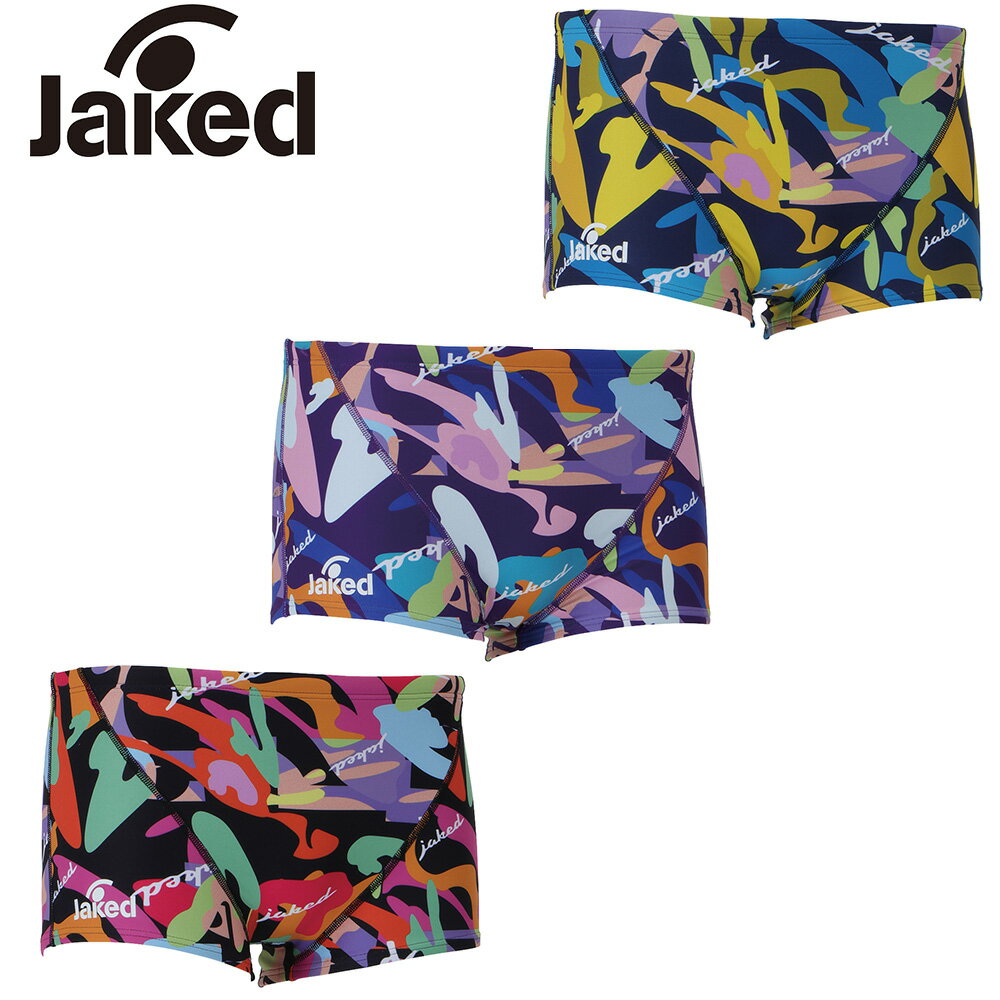 【Jaked】【2026SS】ショートスパッツ 830394　Jaked ジャケッド メンズ 男性 水着 トレーニング ショートスパッツ ショートトランクス マスターズ 競泳 ジャケド 練習用 M L フットマーク
