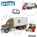 【送料 ラッピング無料】MACK UPS フォークリフト bruder ブルーダー 街ではたらくくるま 車 ミニカー おもちゃ 男の子 誕生日プレゼント BR0...