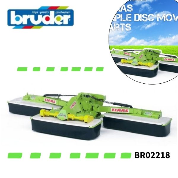【ブルーダー】bruder Claas トリプルディスクモーアパーツ 農業を支えるくるま 車 ミニカー 男の子 誕生日プレゼント BR02218 ドイツ 人気 おすすめ こども 子供 オススメ おもちゃ 知育玩具 キッズ 小学生 ギフト 重機 農機具 刺激 ポイントアップ 送料ラッピング無料