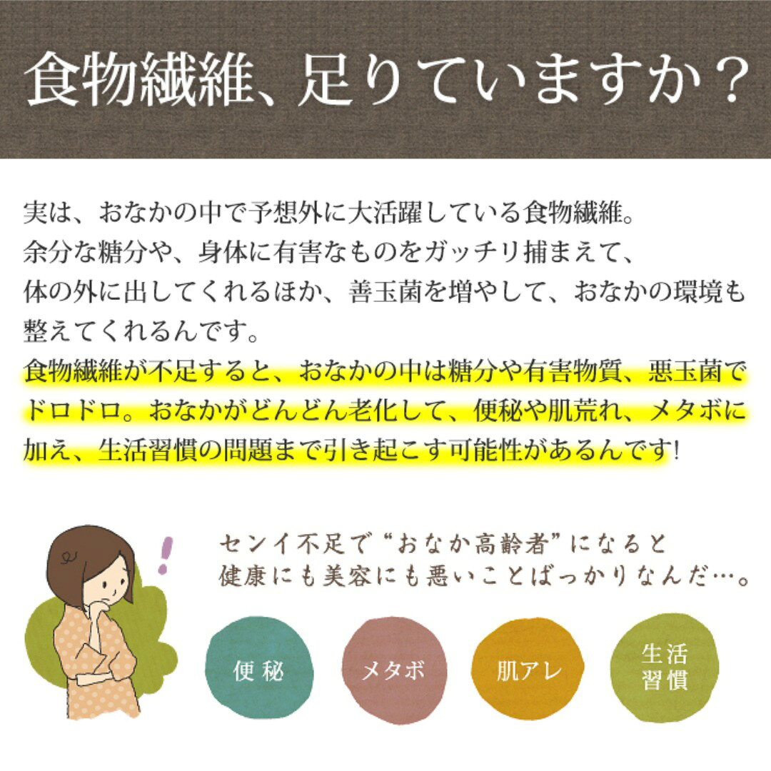 【ウコン堂公式通販】2種類の食物繊維＋キシロオリゴ糖　発酵サトウキビファイバー...