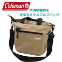 ゴルフラウンドバック ショルダーベルト付き ラウンドトートバッグ カメラバック Coleman アウトドア用トートバッグ ミニトートバック エツミ VCO-87...