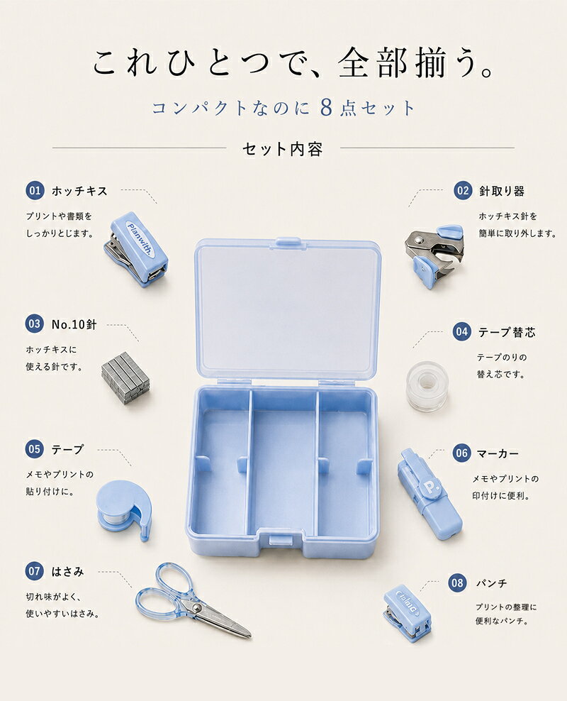 【300円OFFクーポン】 文房具セット 文具セット 8点セット ステーショナリーセット 可愛い文房具セット 文房具 セット 文房具可愛い かわいい文具 おしゃれ かわいい 小学生 子供 女の子 中学生 高校生 大人 女子 プレゼント ギフト 小学生 誕生日プレゼント ホッチキス ulifeshop-10000398 ライフSHOP 楽天市場店 サンプル画像2