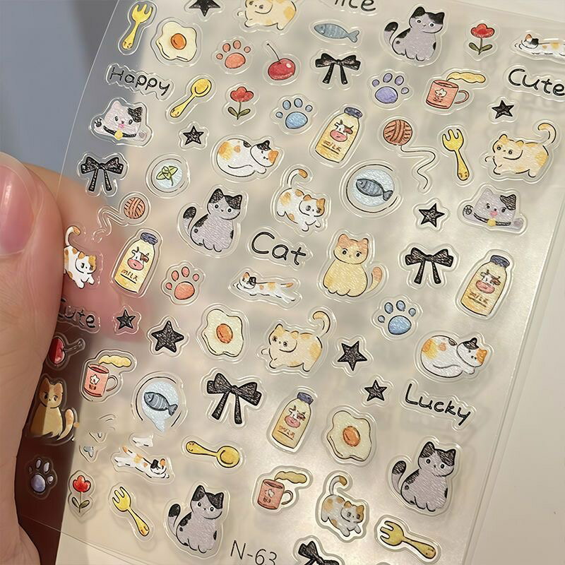 ミニシール たまごっちケースシール ねこ いぬ はな 肉球 ハート かわいい ネイルシール シール