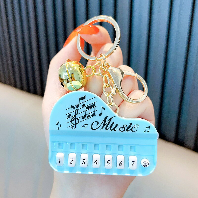 【最安790円】送料無料　キーホルダー ミュージカル ミニ 電子 キーボードかわいい...