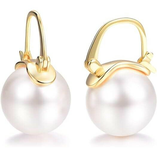 ピアス イヤリング パール 金属アレルギー ニッケルフリー 18kコーティング レディース ネジ式 キュービックジルコニア ビジュー ノット 結び目 大人 ゴー...