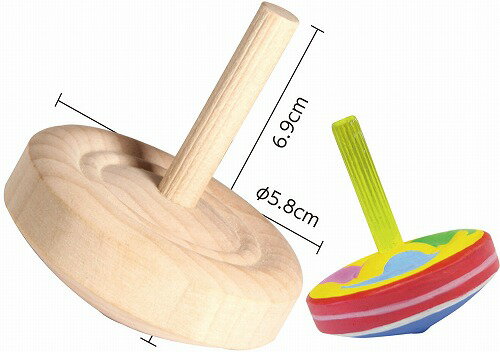 ●商品サイズ（単位mm):φ58×69mm●重量（g）:29g●材質:木製●包装サイズ:120x60x60mm●生産国:中国両手ではさんで回すだけ！無着色