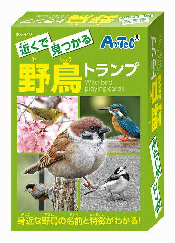 【 送料無料 】 アーテック ArTec 近くで見つかる野鳥トランプ