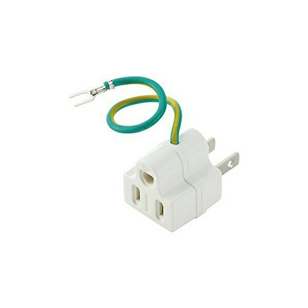 バッファロー iBUFFALO-3ピン⇒2ピン変換アダプター ホワイト BSTAPA01WH 高品質