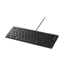 バッファロー USB接続 有線コンパクトキーボード ブラック BSKBU300BK 高品質