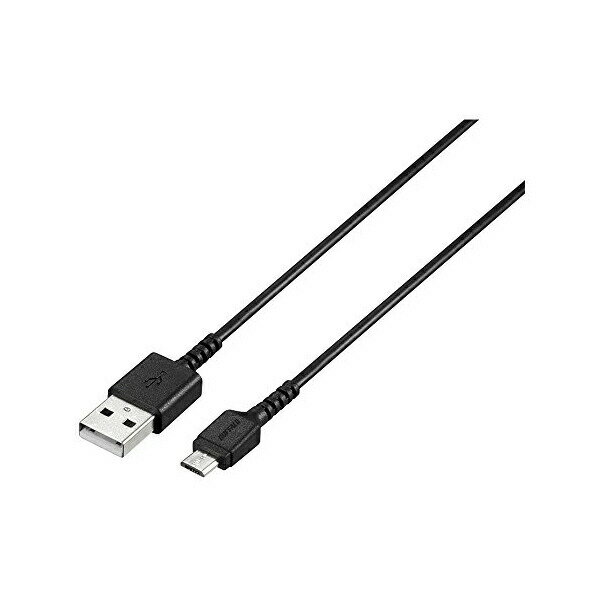 バッファロー USB microBケーブル スリム 1.0m ブラック BSMPCMB110BK 高品質