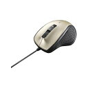 バッファロー有線 BlueLED 静音 5ボタンマウス ゴールド BSMBU300GD 高品質