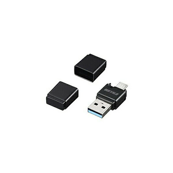 バッファローmicroB&USB3.0 microSD専用カードリーダー ブラック BSCRM110U3BK 高品質