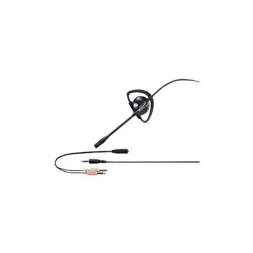 バッファロー 片耳イヤフック式ヘッドセット 4極&3極プラグ BSHSECM110BK 高品質 バッファロー 片耳イヤフック式ヘッドセット 4極&3極プラグ BSHSECM110BK 高品質