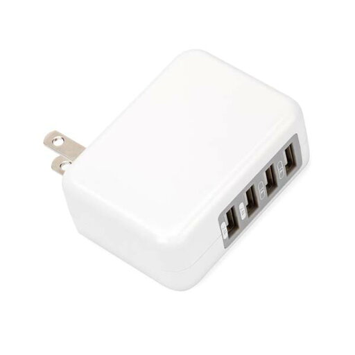 PGA PG-UAC48A01WH USB電源アダプタ4ポート 4.8A合計出力 ホワイト PGA PG-UAC48A01WH USB電源アダプタ4ポート 4.8A合計出力 ホワイト