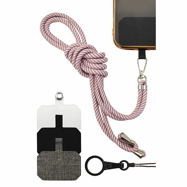 shizukawill スマホショルダーストラップスタイルコネクト ストロベリーチョコレート ジャンブルカラーシリーズ 5 ACSTSCJUMBLE05 シズカウィル